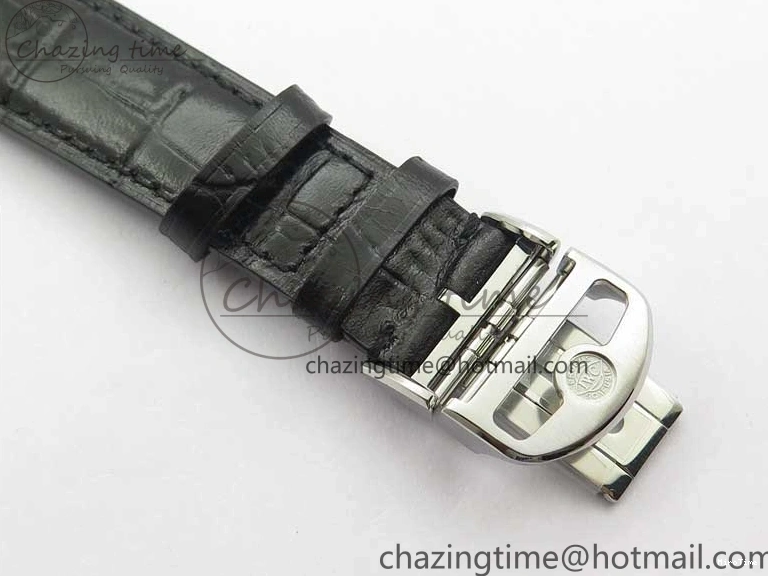 MIROTIME 0520 Elegant Portuguese IW371615 ZF 1:1 Best Edition SS Green Dial on Black Leather Strap A96355 V 7081